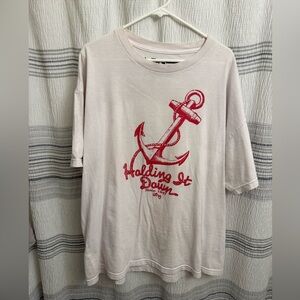 LRG Anchor Graphic “Holding it down since 1947” MENS SZ XXL